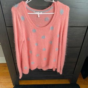Polka dot Babydoll Wool Sweater